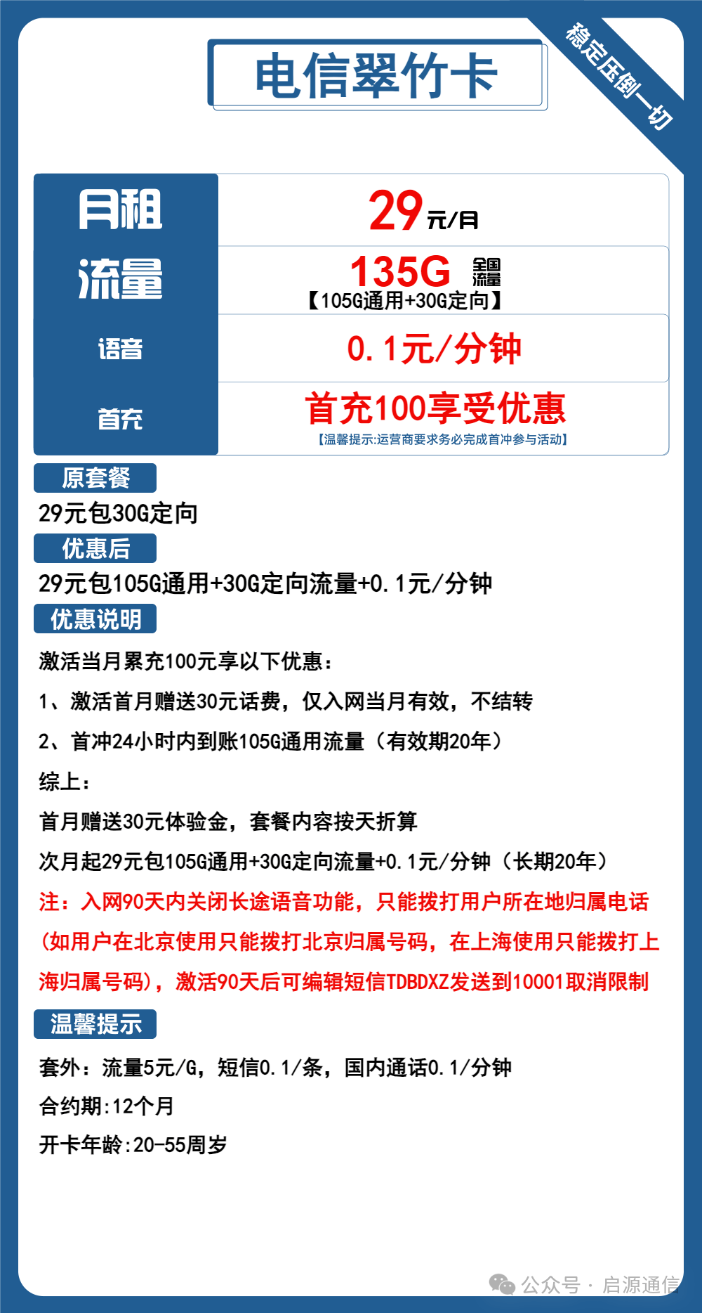 电信卡限流量推荐套餐 电信手机卡限流量