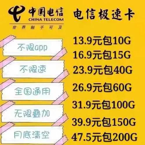 电信联通流量手机卡推荐 电信联通流量卡哪个稳定